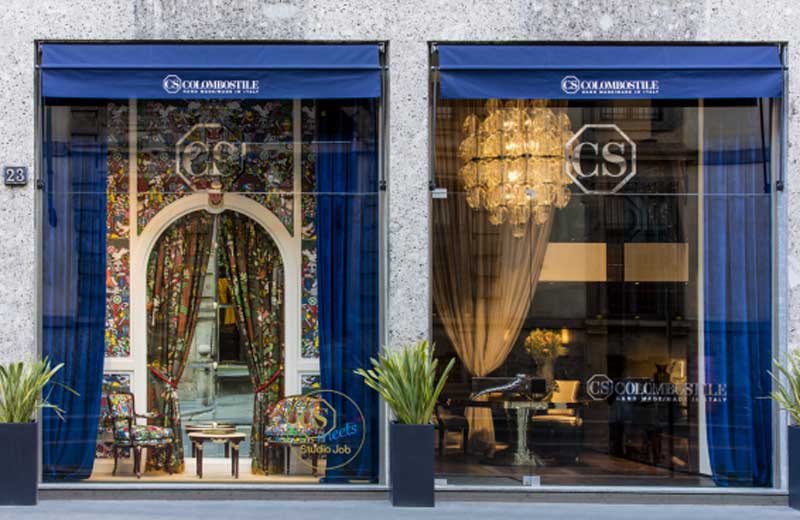 Primo flagship italiano per Colombostile