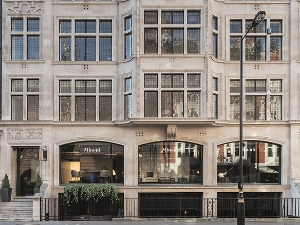 Minotti raddoppia lo spazio a Londra