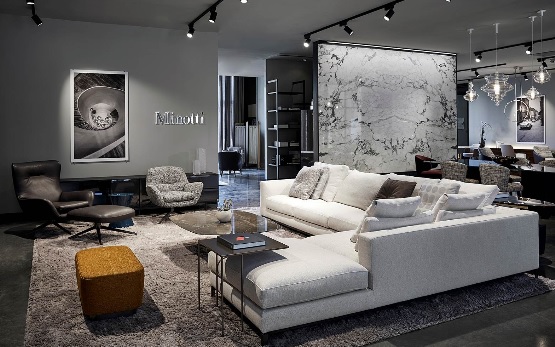 Minotti con Cam Studio a Houston