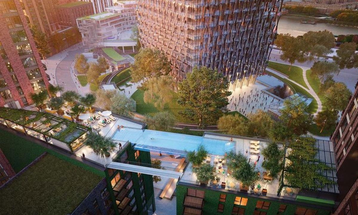 Completata Skypool, 1° piscina sospesa al mondo