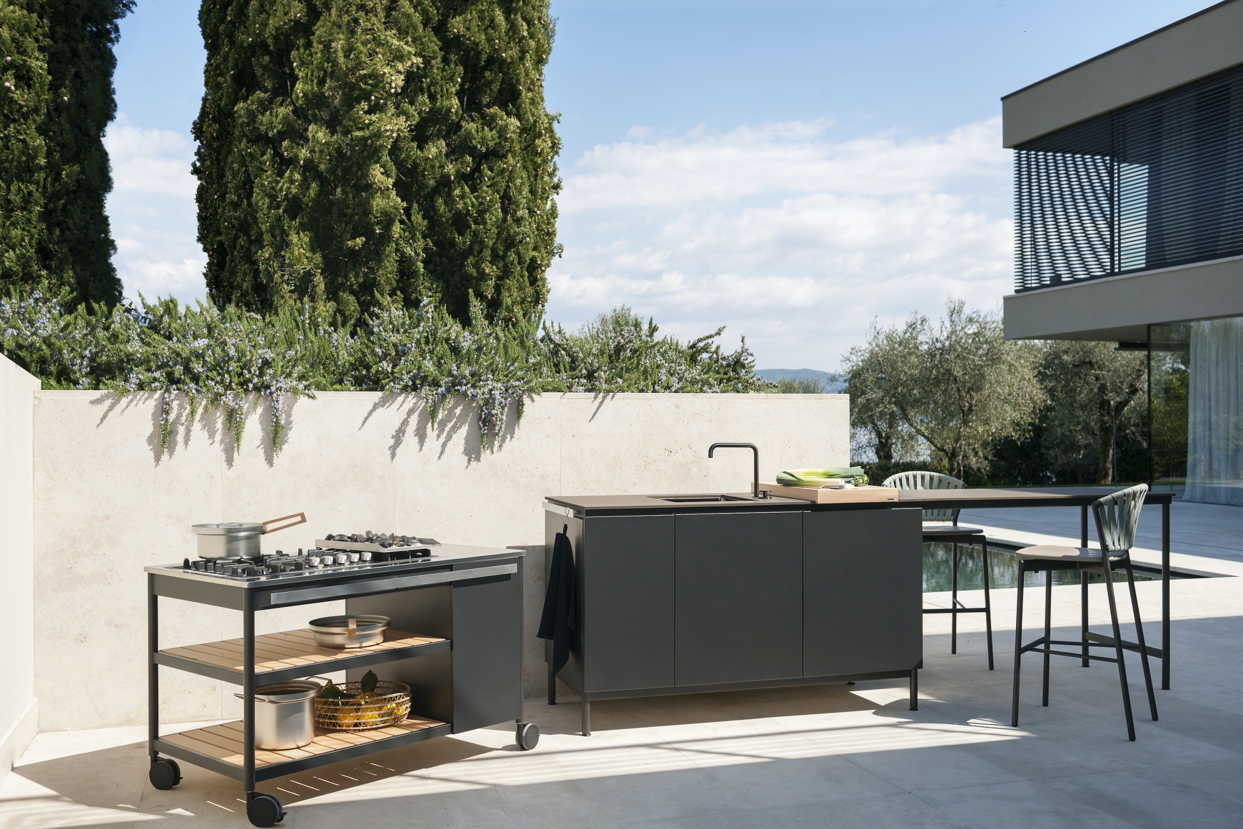 Norma, l’outdoor kitchen di Roda