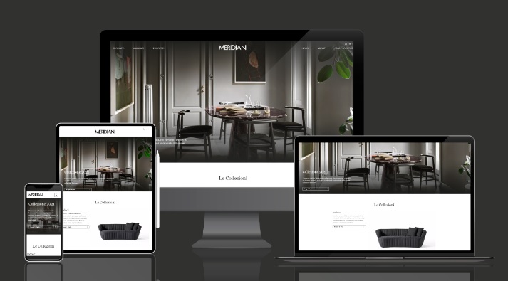Per Meridiani nuovo sito e configuratore online
