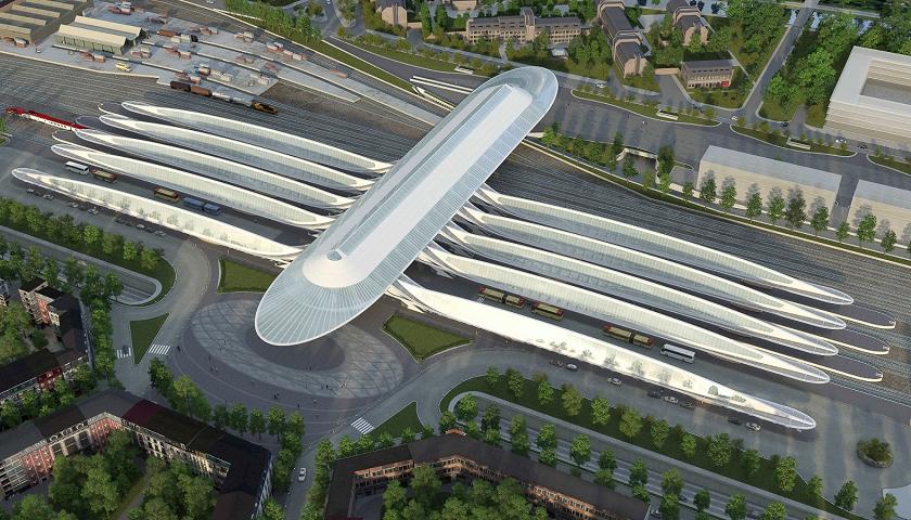 Cimolai e Calatrava per la stazione di Mons in Belgio