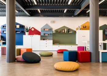Nidi arreda lo spazio Kids di Pirelli HangarBicocca