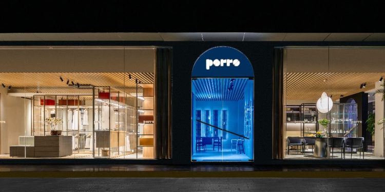 Per Porro un nuovo showroom in Cina
