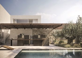 Natura, ricerca ed equilibrio, la cucina outdoor Project 1 di Modulnova  