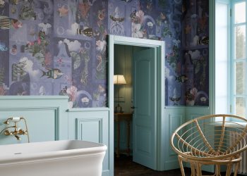 A tutto colore: le carte da parati (e le vasche) di Devon & Devon