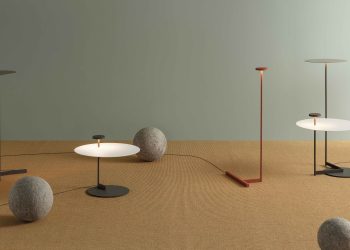 Vibia lancia le lampade da pavimento dal mood minimal