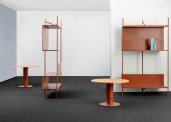 Ferruccio Laviani disegna il sistema libreria Elle per Mara
