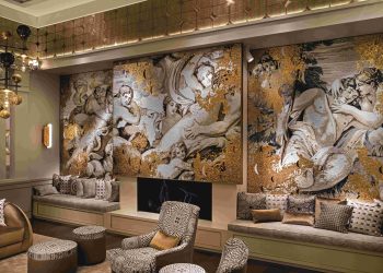 Dal residenziale di lusso al contract, il mosaico figurativo è sempre più un must