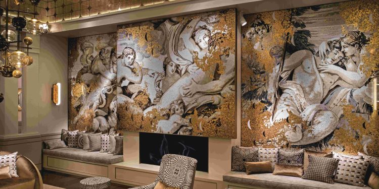 Dal residenziale di lusso al contract, il mosaico figurativo è sempre più un must
