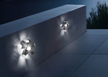 Le scenografie luminose di Slamp debuttano nell’outdoor