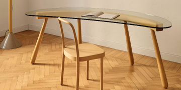 Gebrüder Thonet Vienna presenta la scrivania Boomerang